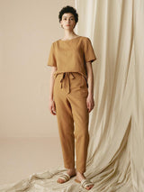 100% Linen Two-Piece Casual Linen Tracksuit COLLEEN