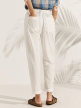 Linen Simple Button Fly Trousers HEIDI