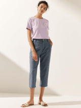 Stretch-Knit Bamboo Classic Basic Tee BELLE