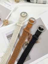 WILLA ALLURE Woven Canvas Belt