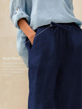 100% Linen Classic Pants LYON
