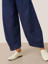 100% Linen Classic Ankle Pants ZOE