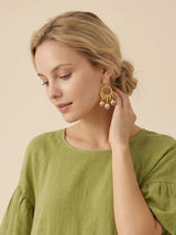 Vintage Fruit Charm Statement Earrings