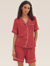 Short Sleeve Bamboo Pajama Set ODESSA