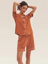 Short Sleeve Bamboo Pajama Set ODESSA