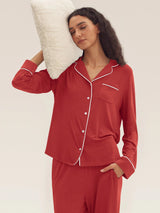 Long Sleeve Bamboo Pajama Set ADELINE