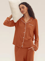 Long Sleeve Bamboo Pajama Set ADELINE