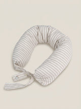 Linen Adjustable Neck Support Travel Pillow