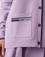 Double-Knit Button Performance Cotton Cardigan