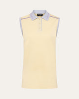 Interlock Cotton Sleeveless Polo