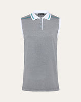 Interlock Cotton Sleeveless Polo