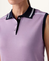 Interlock Cotton Sleeveless Polo