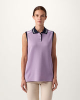 Interlock Cotton Sleeveless Polo