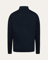 Double-Knit Cotton Quarter-Zip Pullover