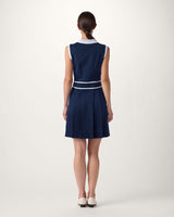 Interlock Performance Cotton Sleeveless Polo Dress