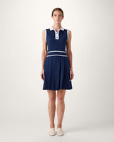 Interlock Performance Cotton Sleeveless Polo Dress