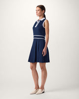 Interlock Performance Cotton Sleeveless Polo Dress