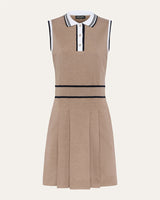 Interlock Performance Cotton Sleeveless Polo Dress