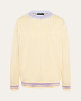 Jacquard Wool Crewneck Sweater