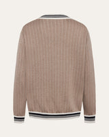 Jacquard Wool Crewneck Sweater