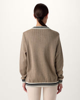 Jacquard Wool Crewneck Sweater