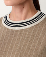 Jacquard Wool Crewneck Sweater