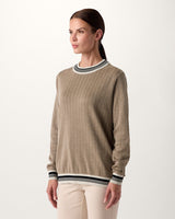 Jacquard Wool Crewneck Sweater