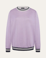 Jacquard Wool Crewneck Sweater