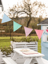 Sustainable Linen-Look Bunting Flags