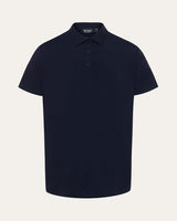 Fine Jersey Knit Performance Wool 3-Button Polo
