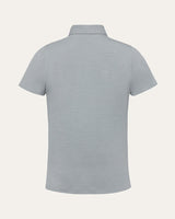 Fine Jersey Knit Performance Wool 3-Button Polo