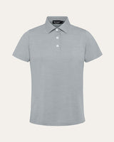 Fine Jersey Knit Performance Wool 3-Button Polo