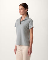 Fine Jersey Knit Performance Wool 3-Button Polo