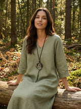 Artisanal Woodland Pendant Necklace
