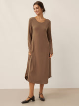 Lenzing Tencel Modal® A-Line Curved Hem Stretch Maxi Dress KAYLA