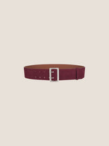 Cowhide Wide Retro Matte Belt
