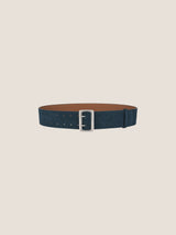 Cowhide Wide Retro Matte Belt