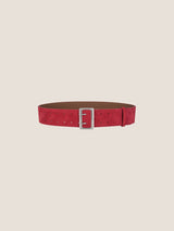 Cowhide Wide Retro Matte Belt