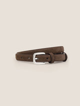 Luxury Suede Decorative Belt With Durable Alloy Buckle