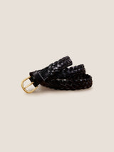 Premium Cowhide Retro Hand-Woven Belt With Alloy Buckle