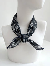 Ramie Vintage Print Handkerchief