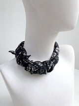 Ramie Vintage Print Handkerchief