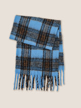 Plaid Fringed Scarf