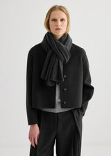 Cashmere Cardi Jacket - Black