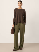 Drawstring Wide Leg Pants CHELSEA