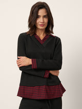 Johnny Collar Long Sleeve Top URSA