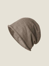 Cotton Linen Slouchy Beanie Lightweight Breathable Casual Hat