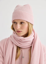 Cashmere Beanie - Blush