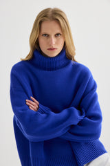 Nico Oversized Sweater - Royal