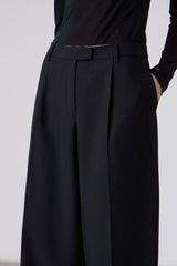 Simone Wide Leg Trouser - Black